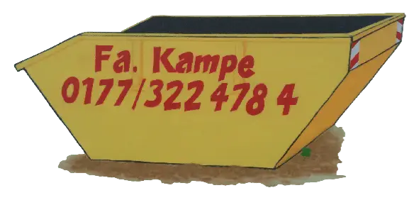 gelber Container